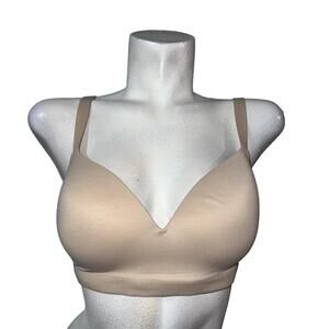 Soma Intimates Bra Nude Comfort Casual Stretch Soft Enbliss Wireless Size 38C